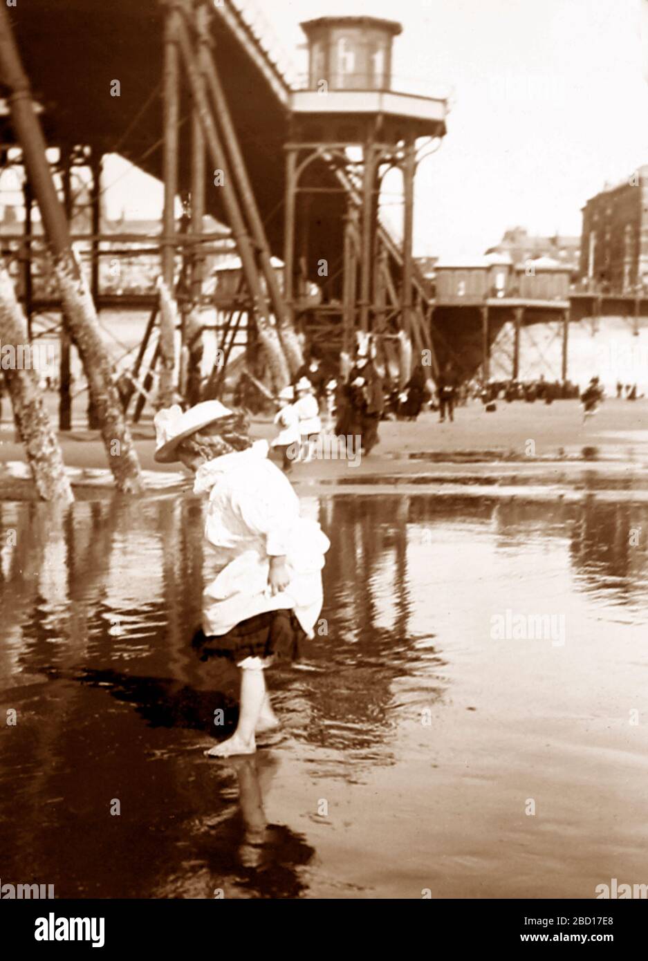 North Pier, Blackpool, Victorian period Stock Photo