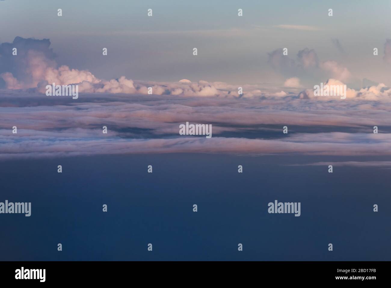 cloud and sky view from window of airplane Stock Photo - Alamy
