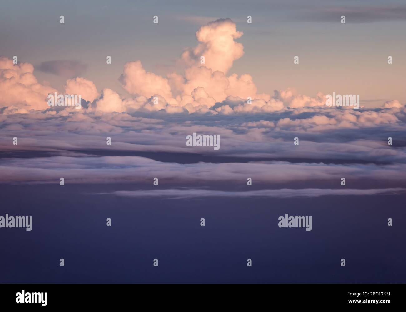 cloud and sky view from window of airplane Stock Photo - Alamy