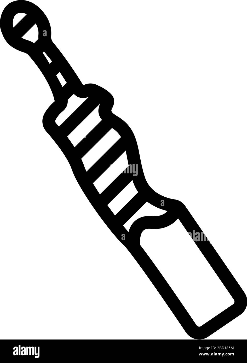 the match burnt icon vector outline illustration Stock Vector Image ...