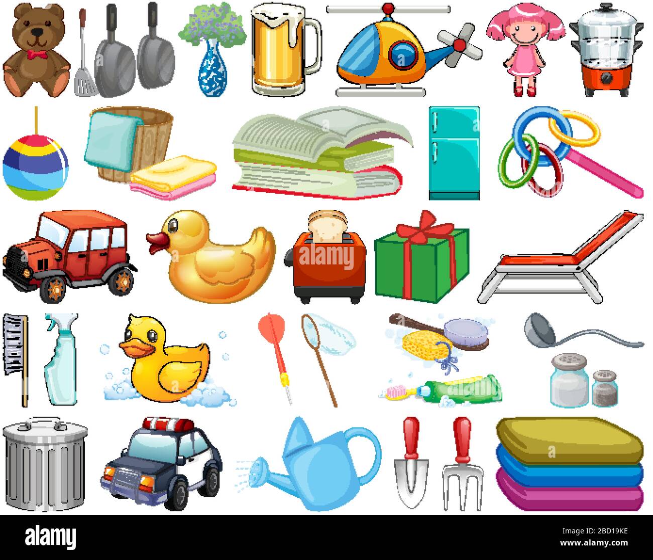 Household items Cut Out Stock Images & Pictures - Alamy