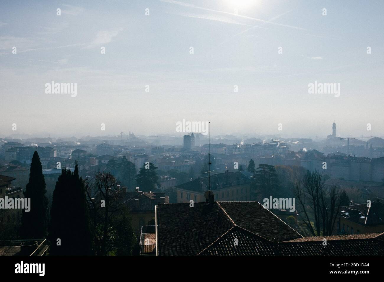 Panoramic silhouette old town hi-res stock photography and images - Alamy