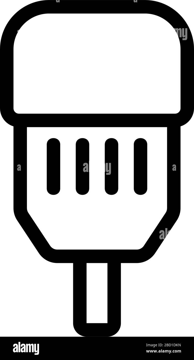 electric motor the modern icon vector outline illustration Stock Vector ...