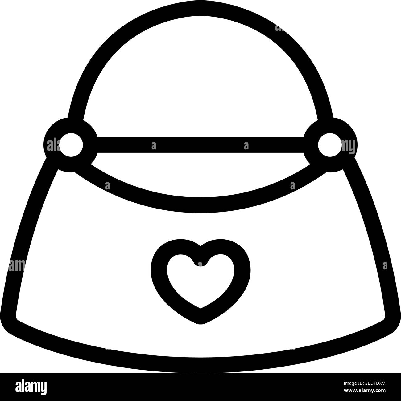 handbag toy icon vector outline illustration Stock Vector Image & Art