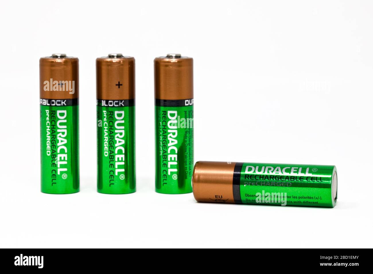 Duracell Ultra Rechargeable AA Batteries Stock Photo - Alamy