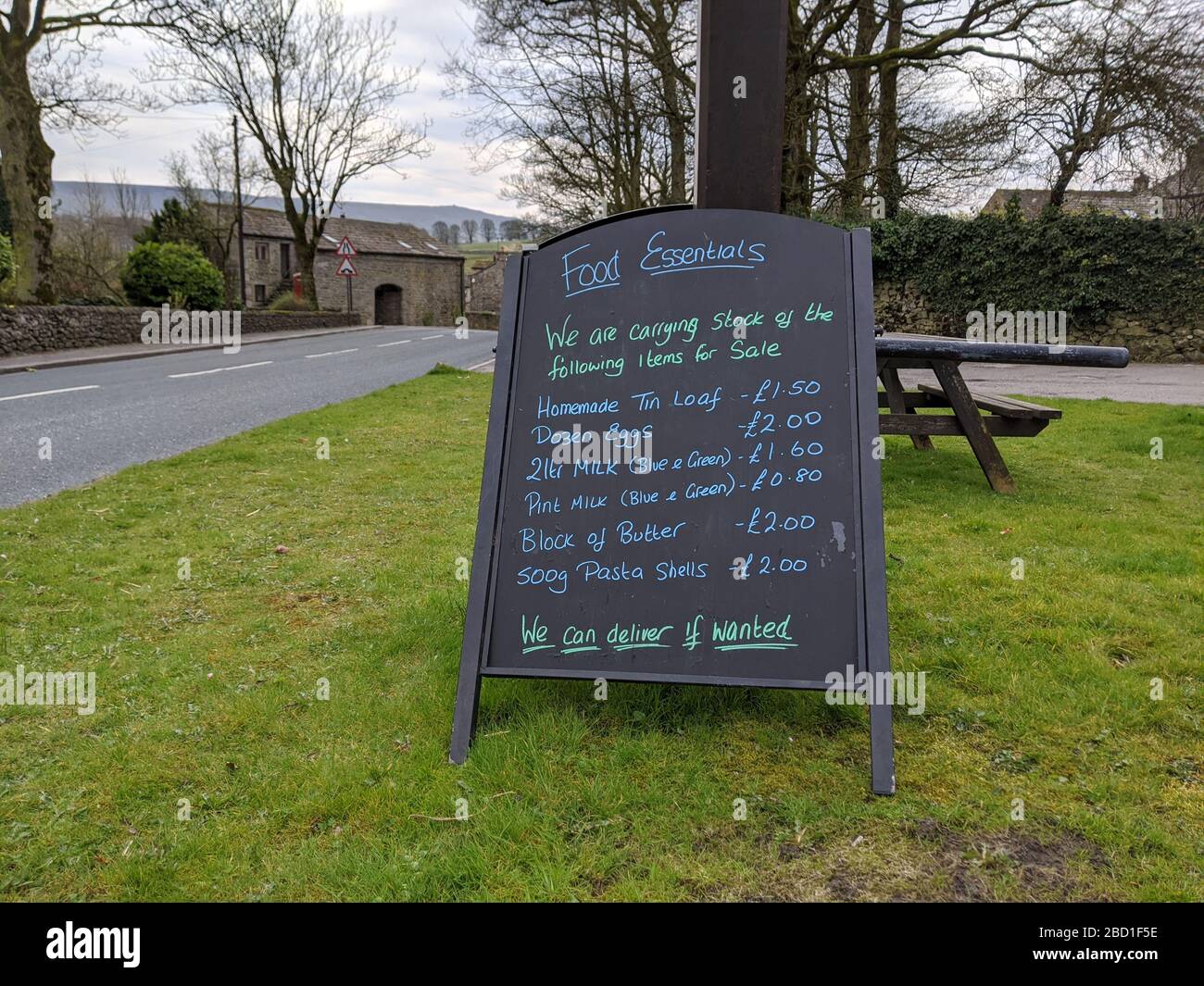 Old Hall Inn, Threshfield diversifying selling food during coronavirus