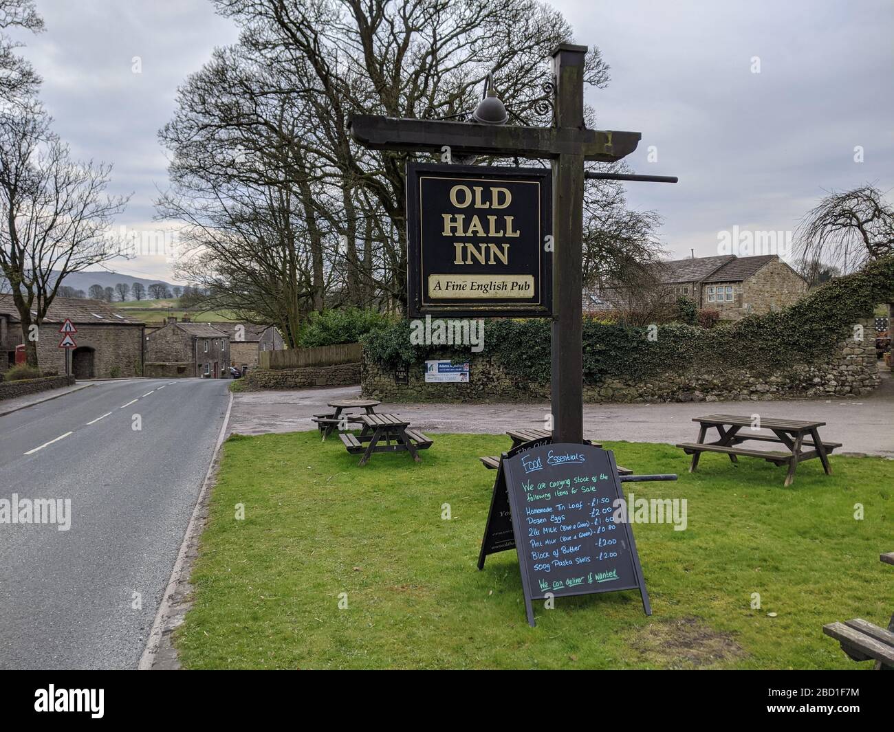 Old Hall Inn, Threshfield diversifying selling food during coronavirus