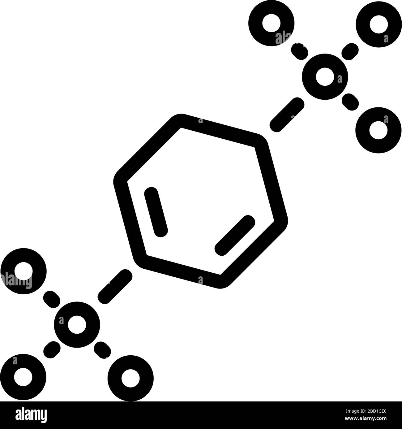 cleaning formula icon vector outline illustration Stock Vector Image