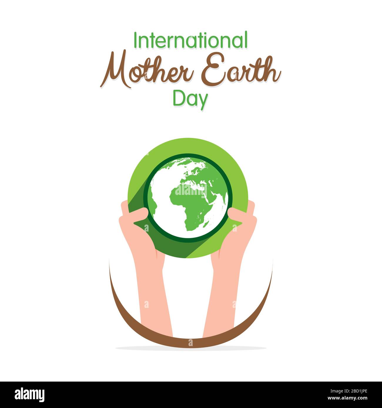 creative illustration of international mother earth day poster design