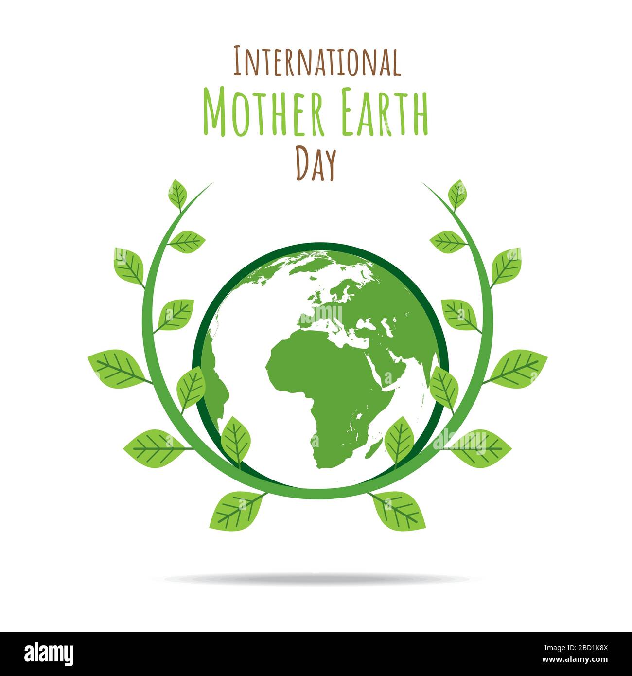 creative illustration of international mother earth day poster design