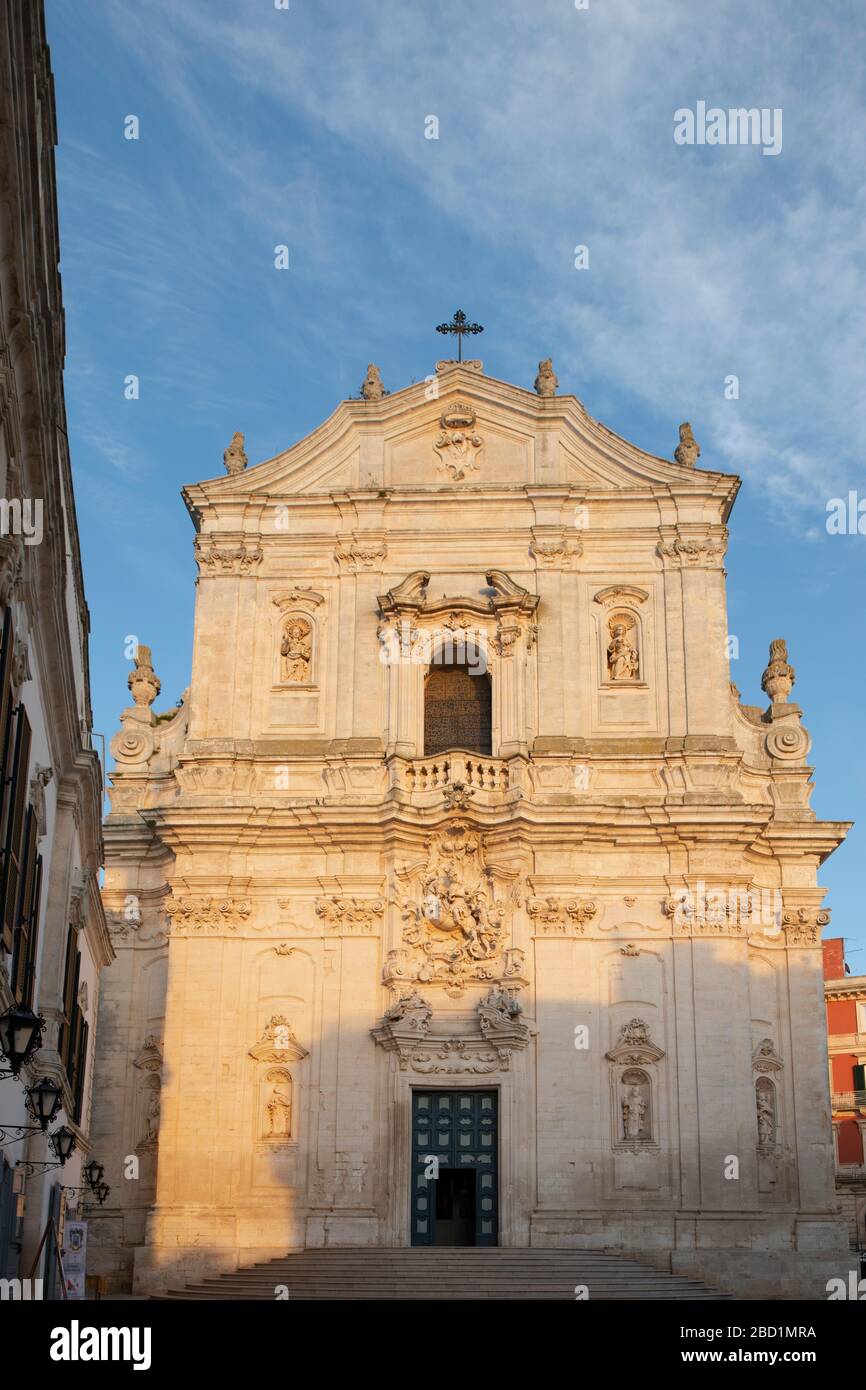 Basilica di San Martino in the Centro Storico, Martina Franca, Puglia, Italy, Europe Stock Photo