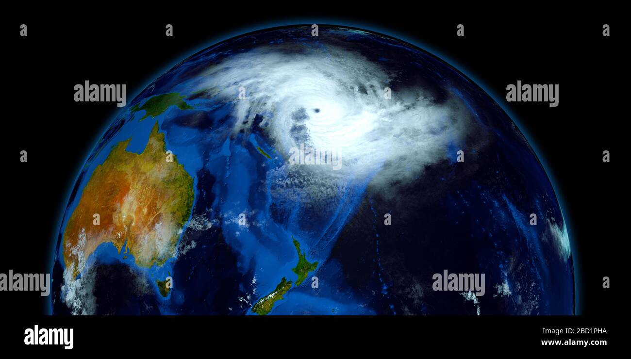 Tropical Cyclone Harold Hurricane 3D image Stock Photo Alamy