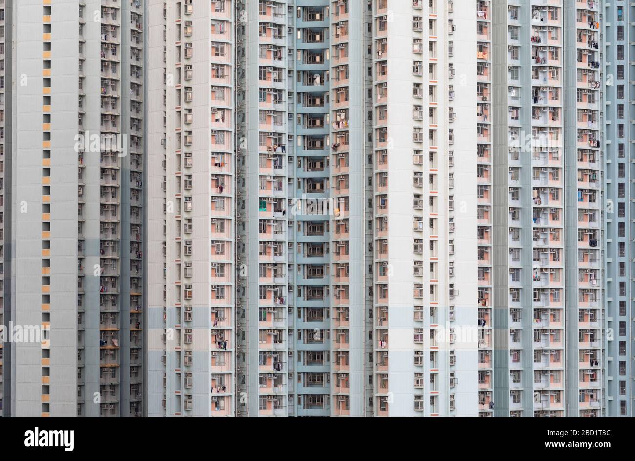 Public housing apartments, Shek Kip Mei, Kowloon, Hong Kong, China ...