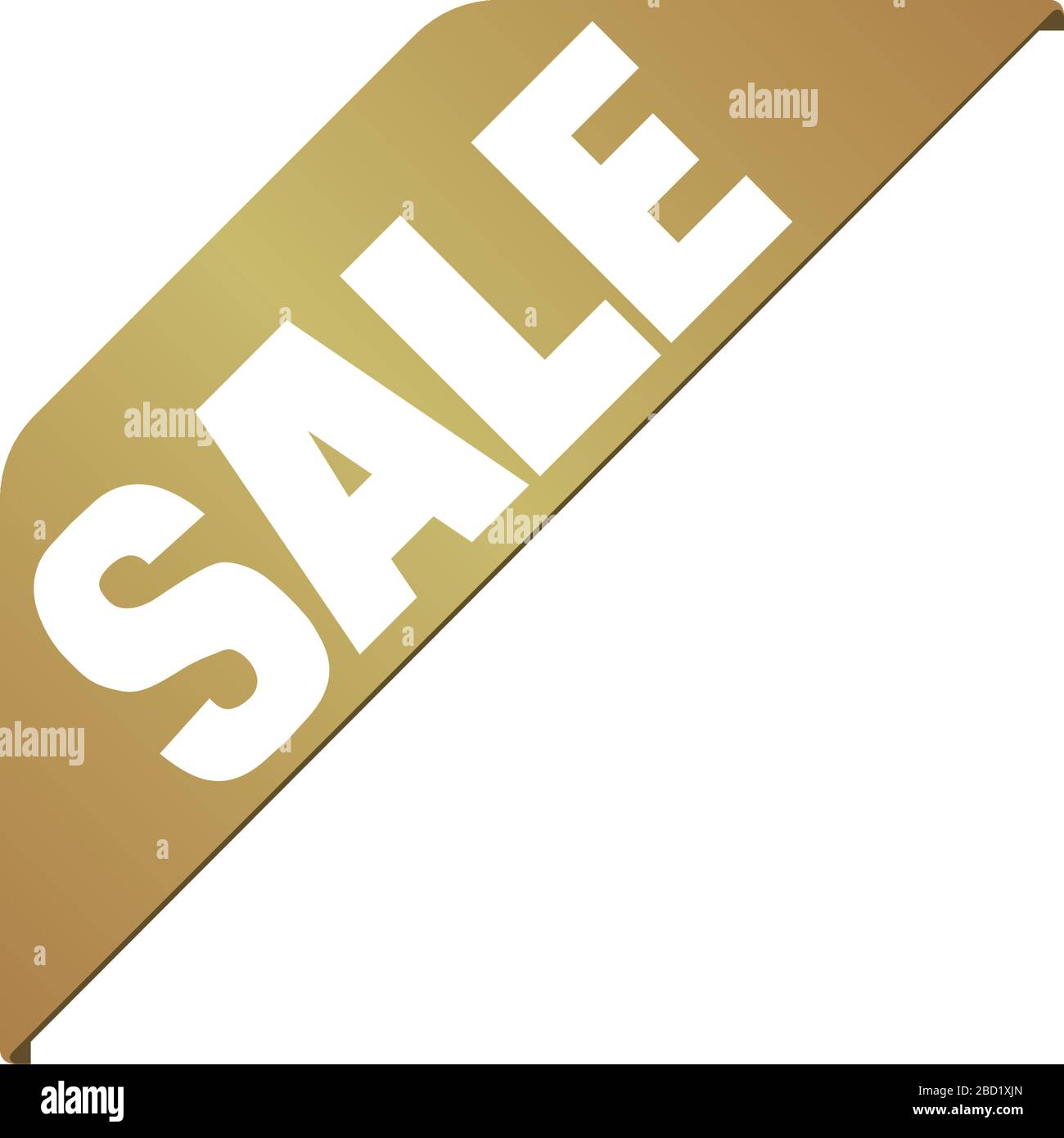 Corner ribbon vector illustration / SALE Stock Vector Image & Art Alamy