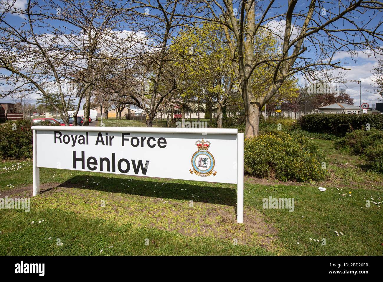 RAF Henlow, Bedfordshire, UK. Stock Photo