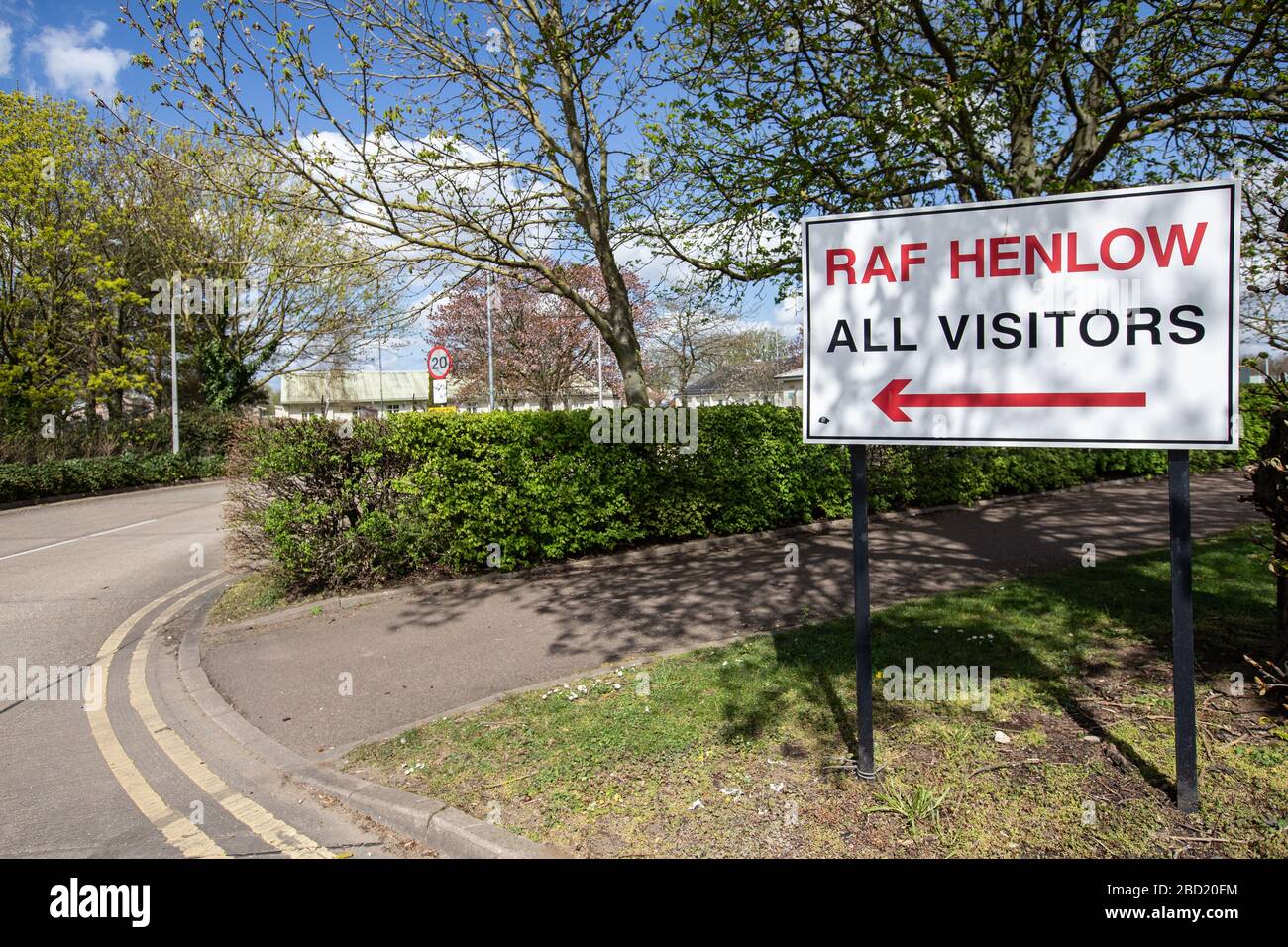 RAF Henlow, Bedfordshire, UK. Stock Photo