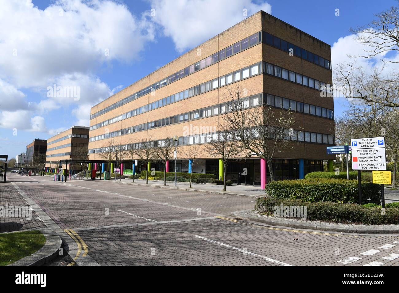 Milton Keynes Offices Business Stock Photo Alamy