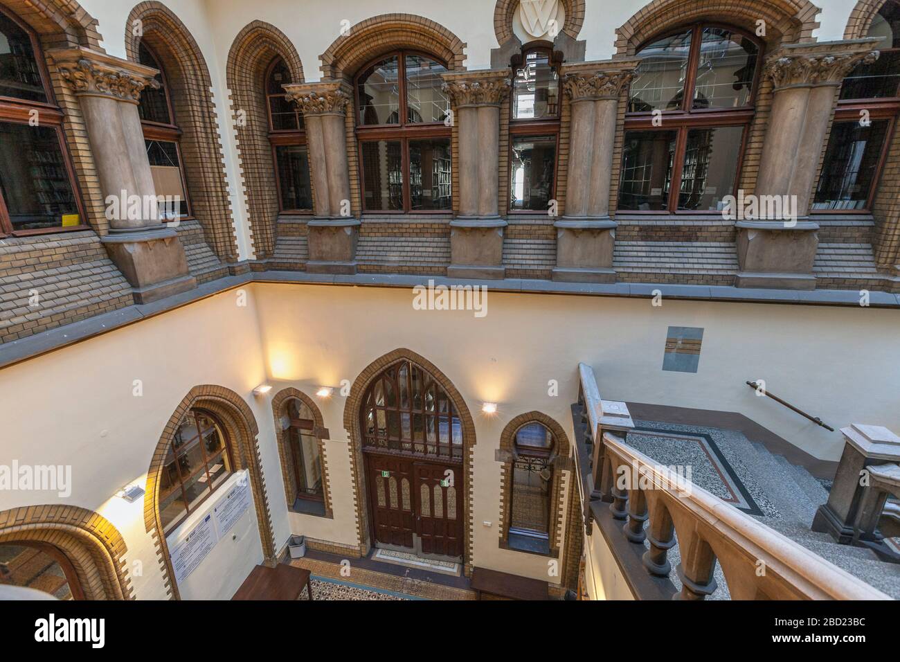 University Library, Wroclaw, Poland Stock Photo