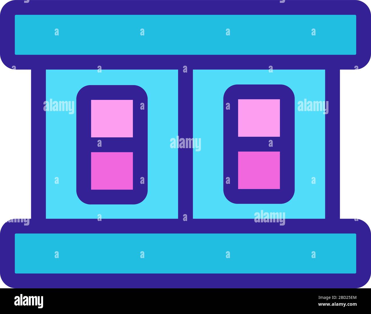 account match games icon vector outline illustration Stock Vector Image ...