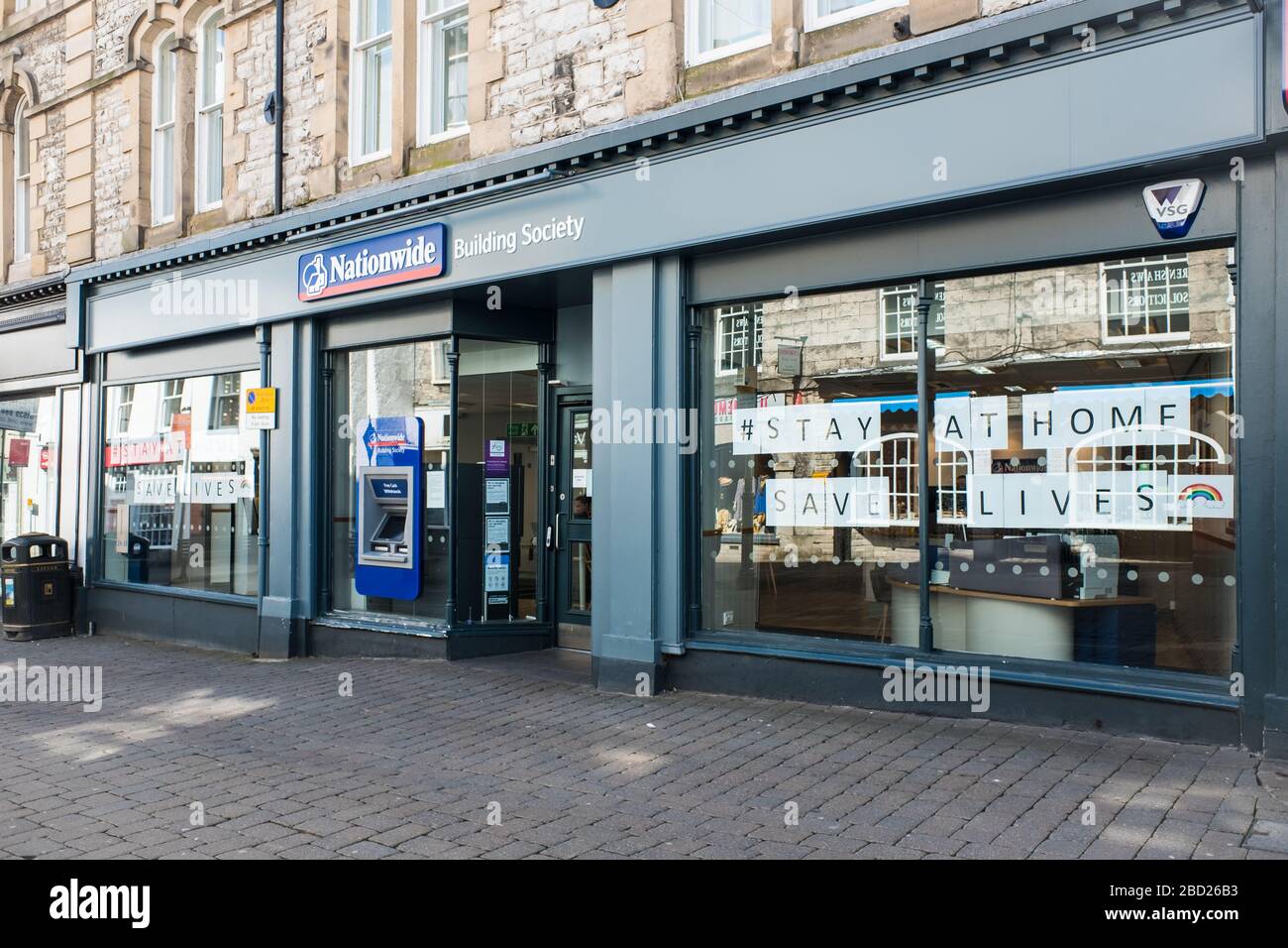 Nationwide Building Society, Finkle Street Kendal Cumbria UK Stock