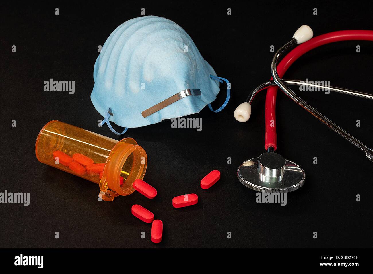 Black medical stethoscope on hi-res stock photography and images - Alamy