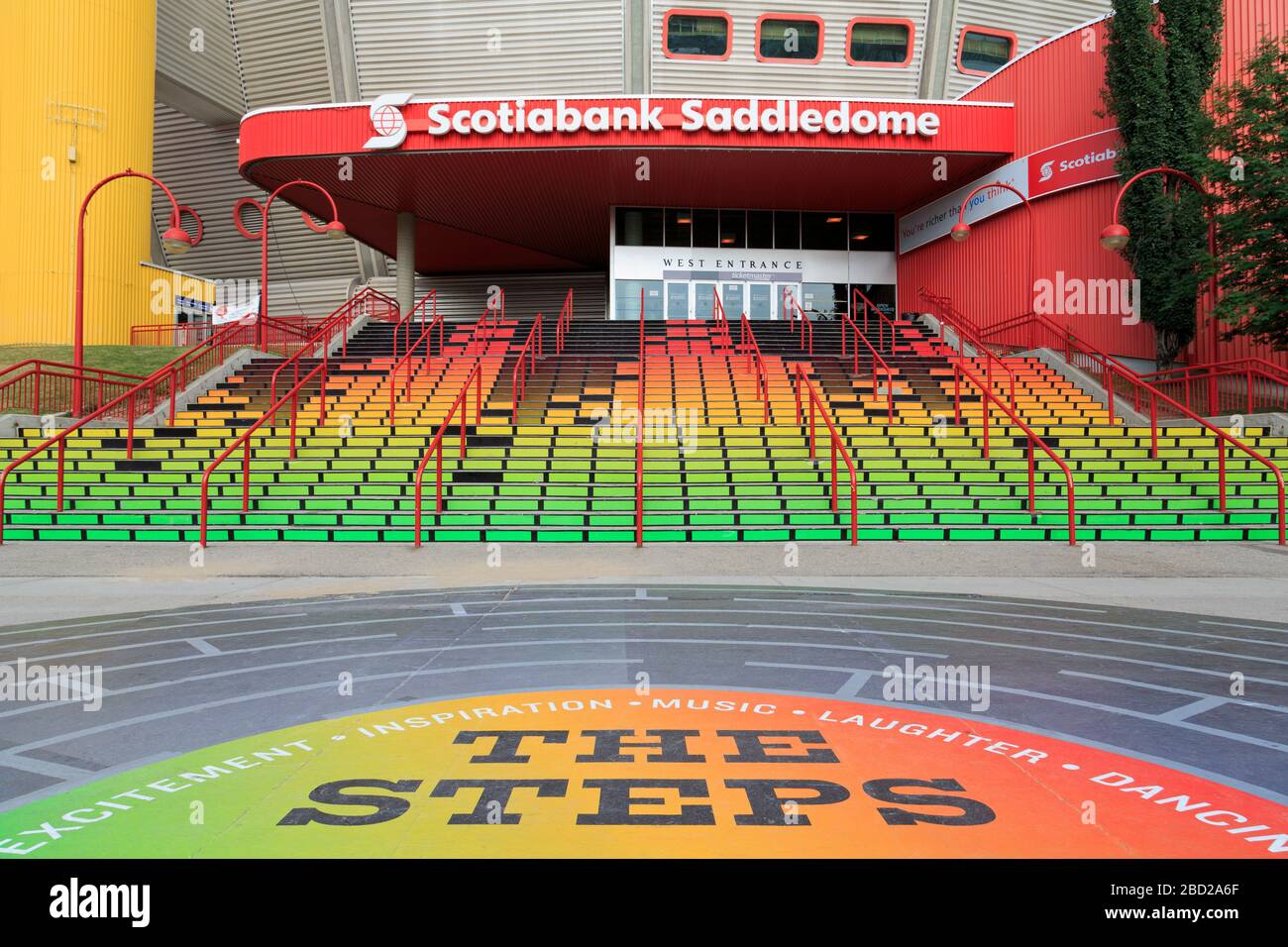 Saddledome Arena, Calgary, Alberta, Canada Stock Photo Alamy