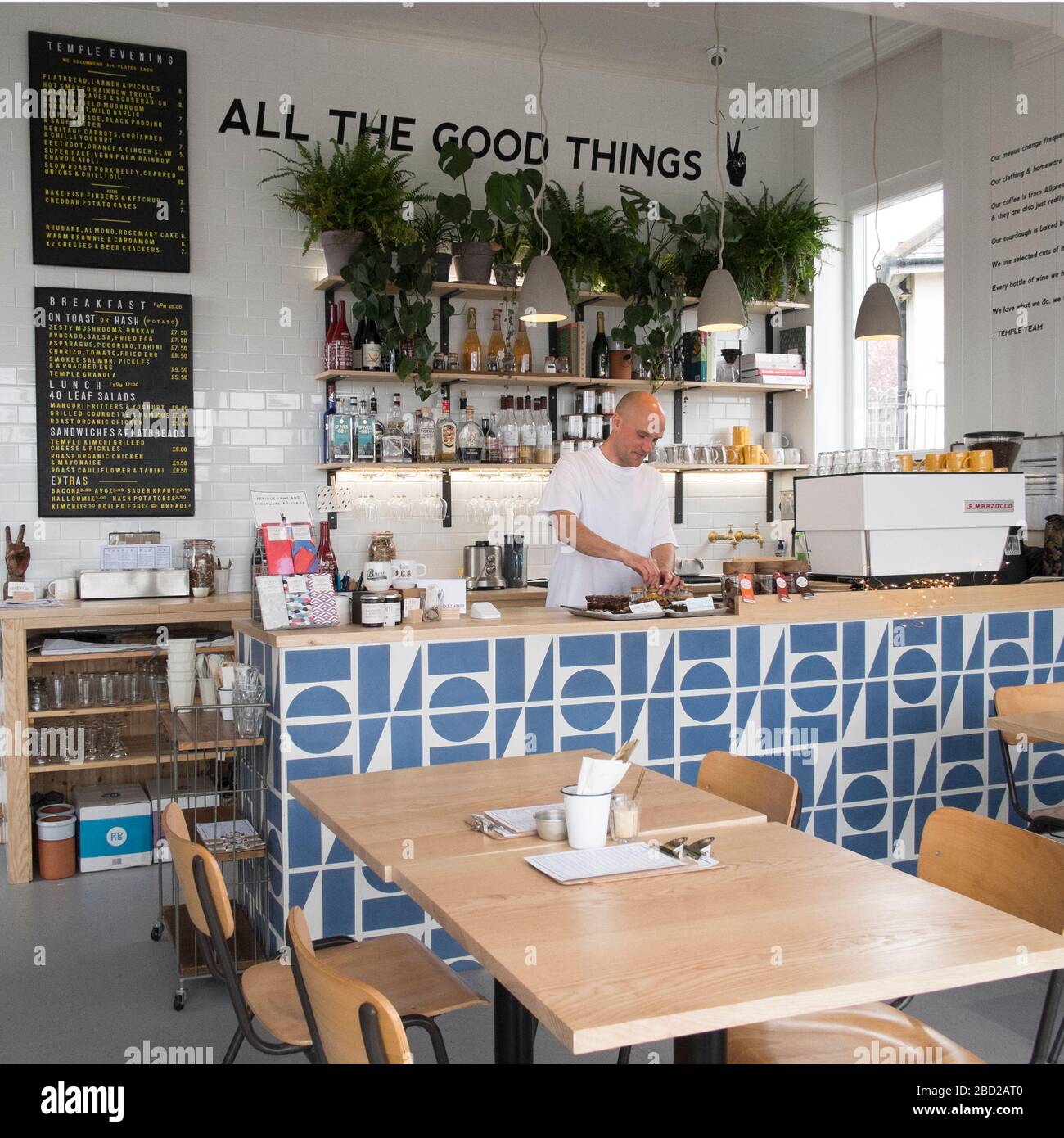 The Temple at Bude caferestaurant, Bude, north Cornwall Stock Photo