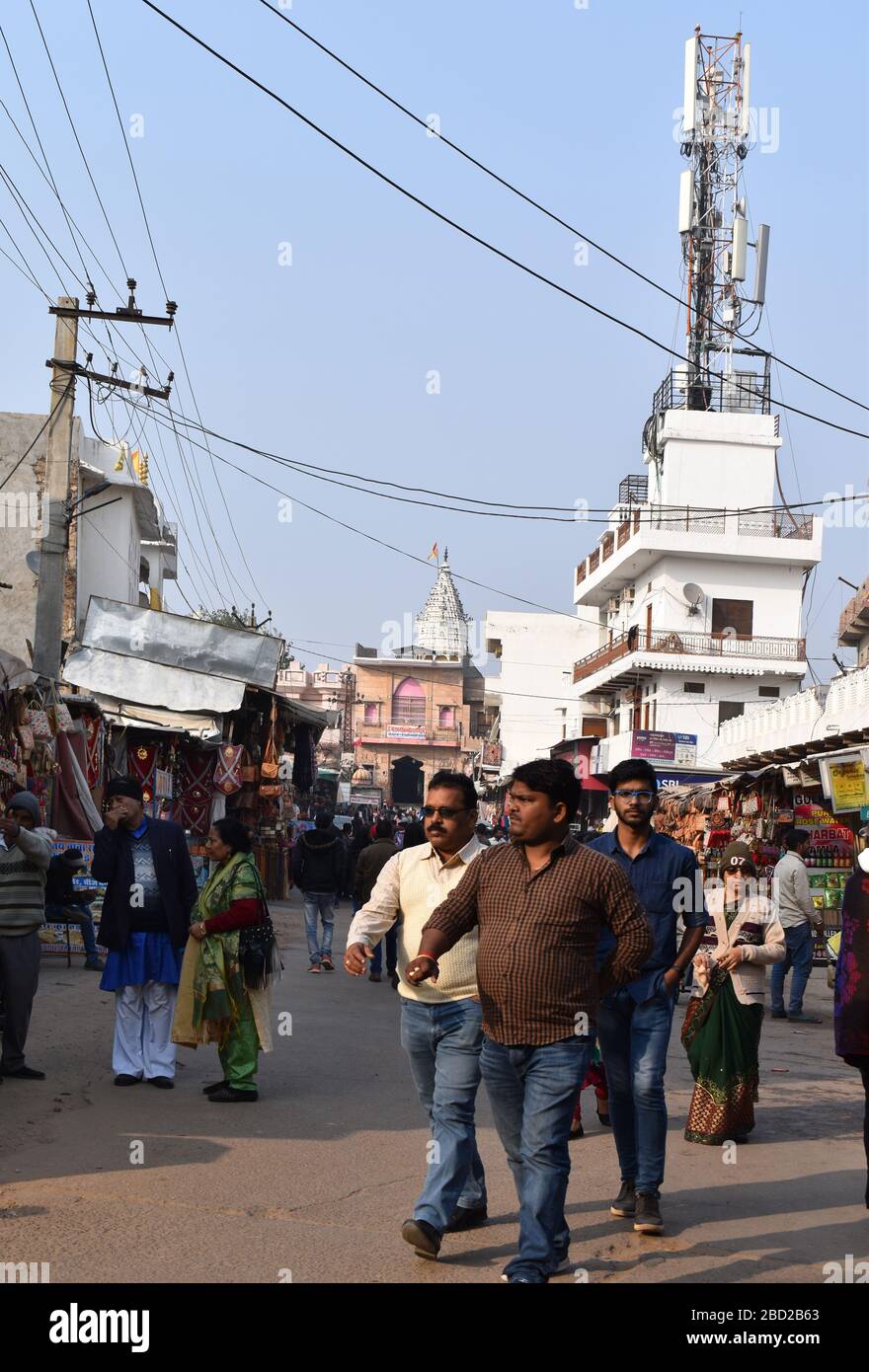 Pushkar, Rajasthan, India. The sacred city of Hindus Stock Photo