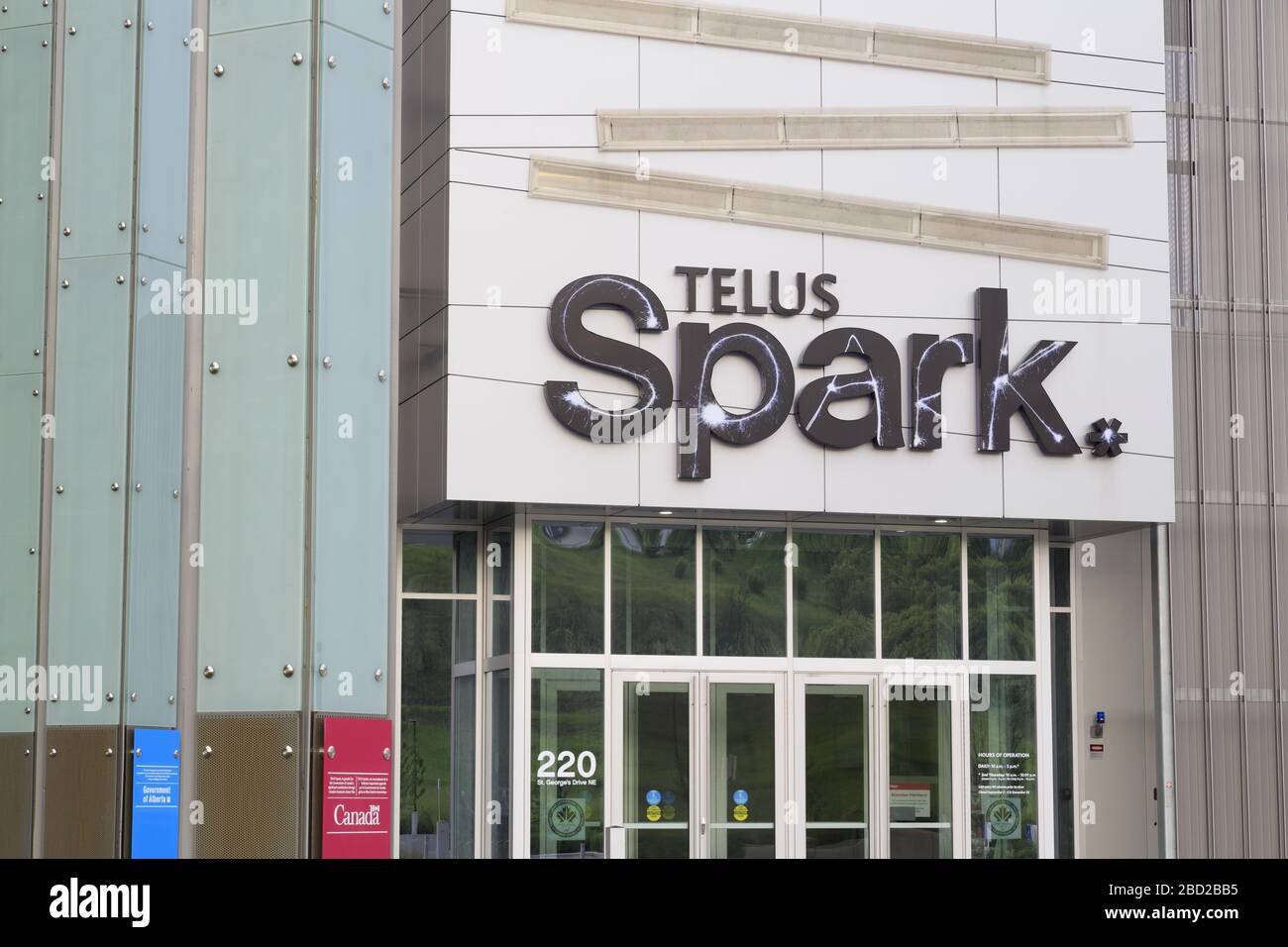 Telus Spark Science Centre, Calgary, Alberta, Canada Stock Photo Alamy