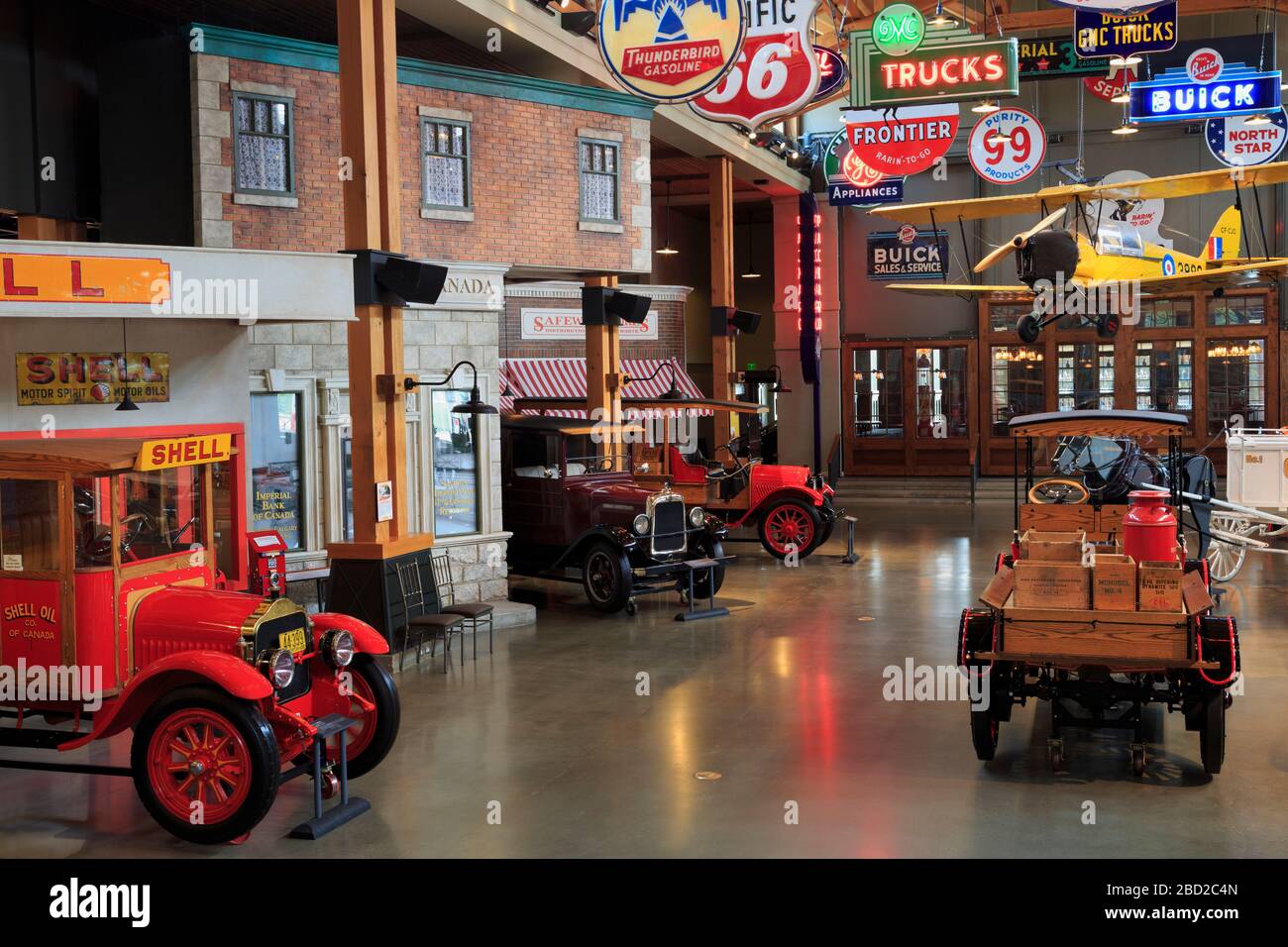 Gasoline Alley Museum, Heritage Park, Calgary, Alberta, Canada Stock ...