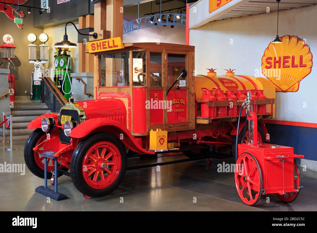 1926 Shell Tanker, Gasoline Alley Museum, Heritage Park, Calgary
