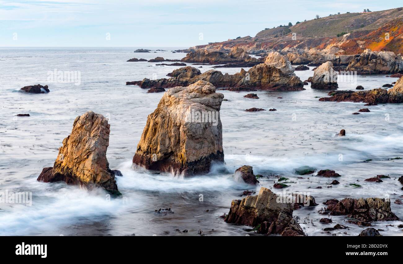 North Saberanes, Sea Stacks, Garrapata State Park, Big Sur, California ...