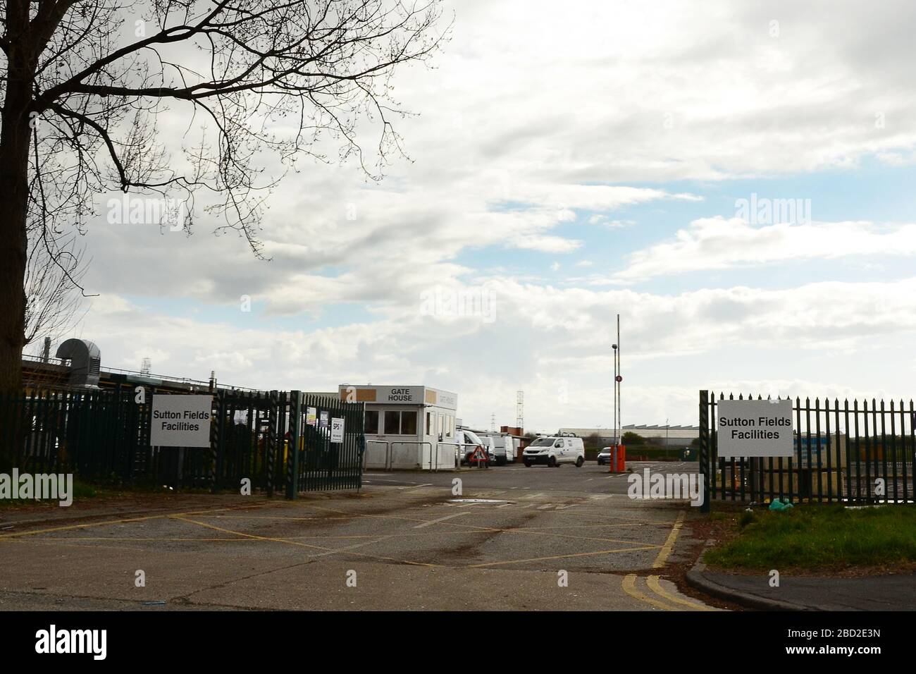 Sutton fields facility, coronavirus mortuary. Hull Stock Photo Alamy