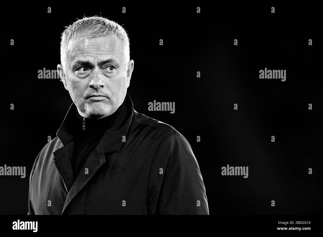 Manager of Manchester United, Jose Mourinho - Southampton v Manchester United, Premier League, St Mary's Stadium, Southampton - 1st December 2018  Editorial Use Only - DataCo restrictions apply Stock Photo