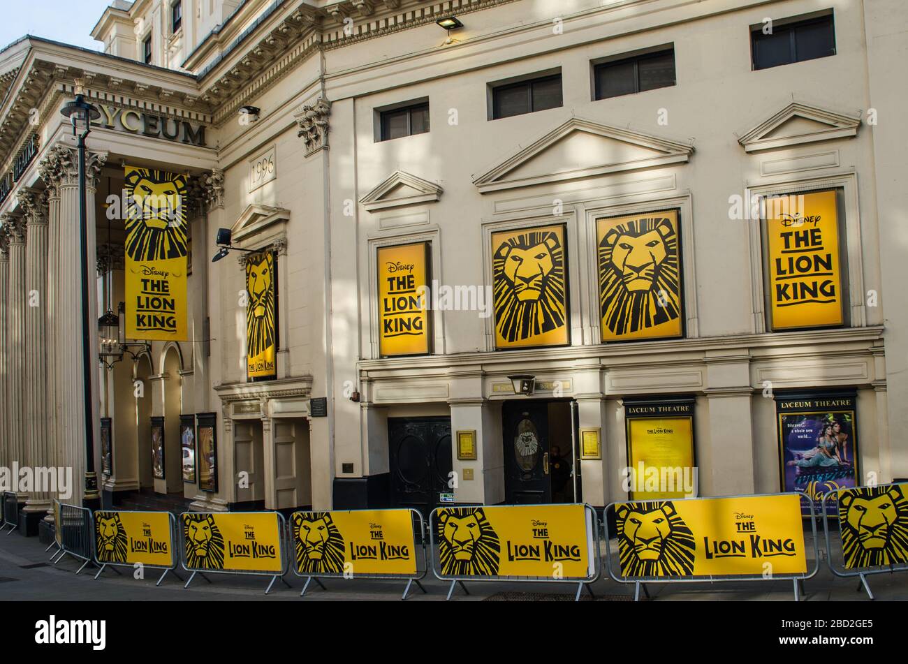 LONDON Lyceum Theatre Home Of The Hugely Popular And Successful Lion 