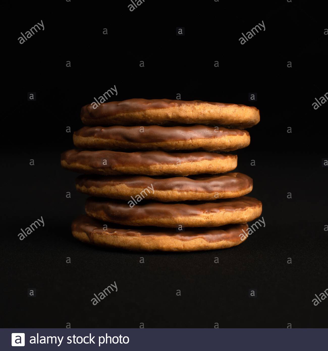 Chocolate Digestive High Resolution Stock Photography and Images Alamy