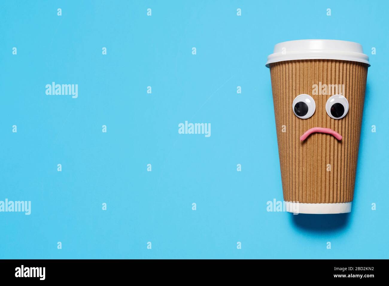 Sad face coffee hi-res stock photography and images - Alamy
