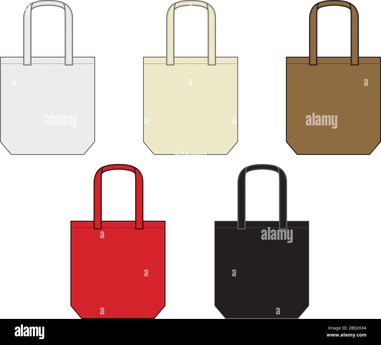 Tote bag / shopping bag / eco bag template illustration Stock Vector Image  & Art - Alamy