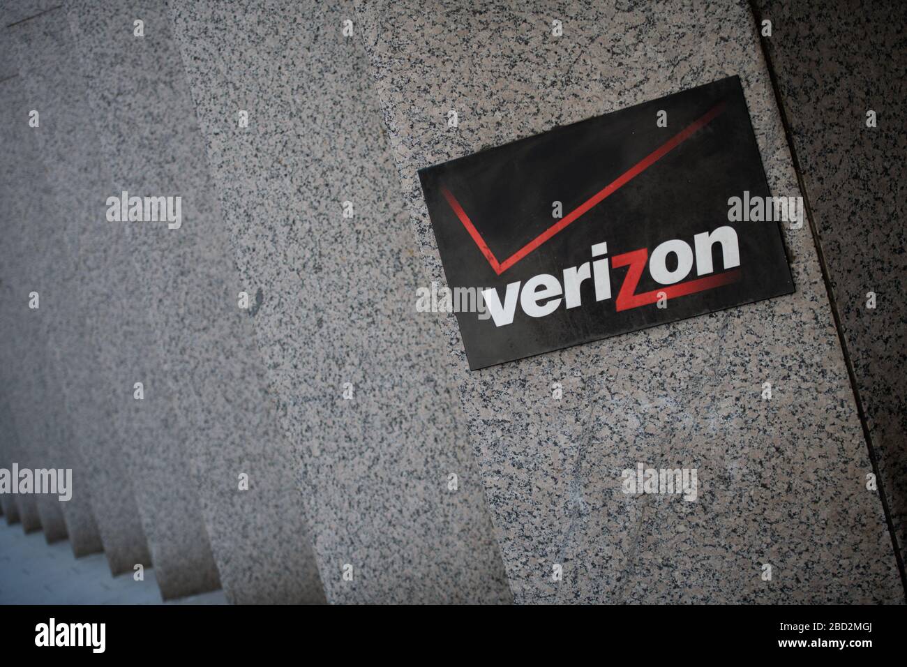 Washington Usa 06th Apr 2020 A Verizon Logo As Seen In