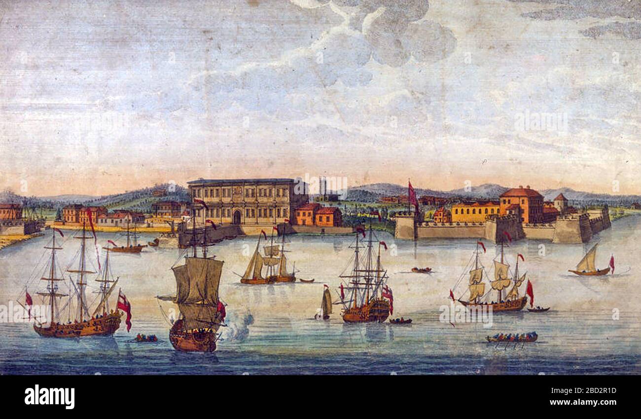 BOMBAY, India, in 1780 Stock Photo