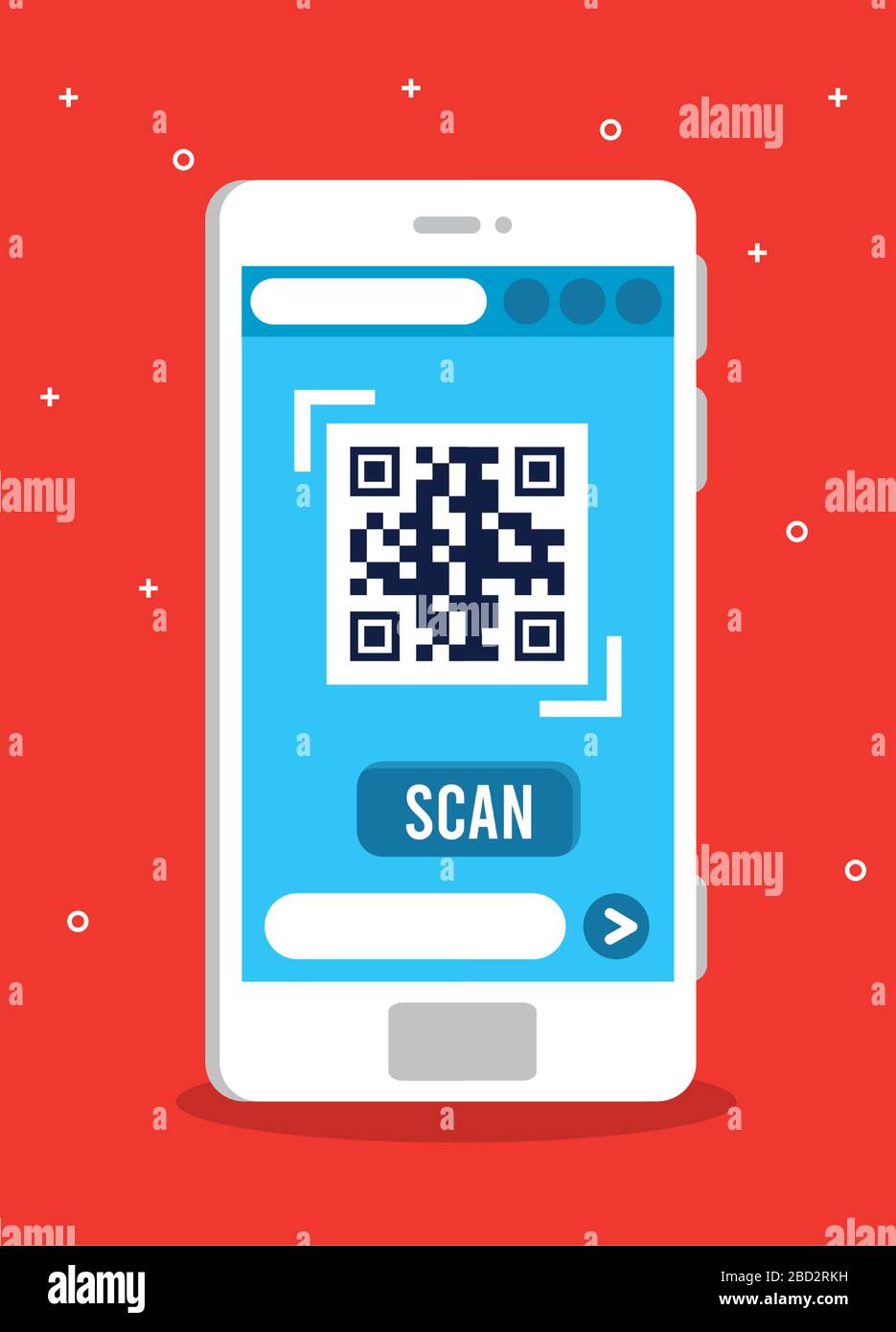 Qr Code Inside Image qr code inside smartphone vector design Stock Vector Image & Art - Alamy