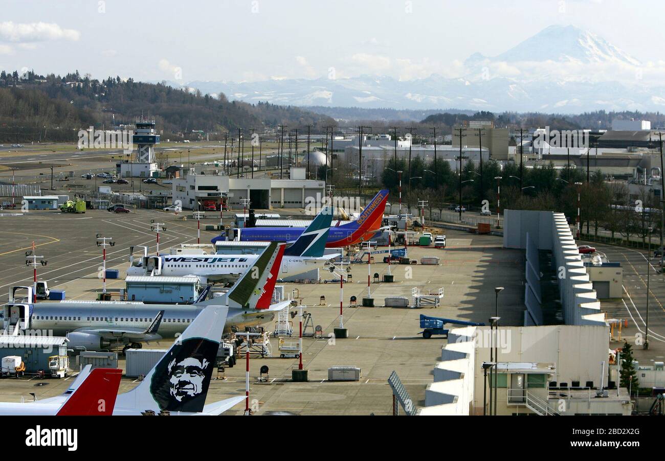 Renton, Washington, USA. 1st Mar, 2006. At the Boeing facilities in ...