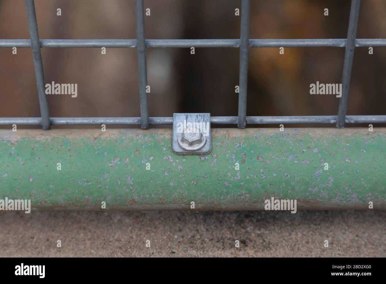 A rusty green steel pipe and threaded connection joint Stock Photo Alamy