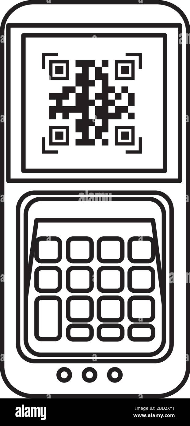 Qr Code Inside Image qr code inside dataphone vector design Stock Vector Image & Art - Alamy