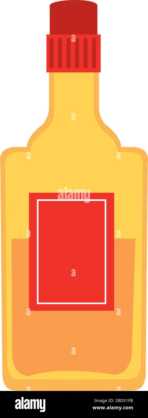 Isolated mexican tequila bottle vector design Stock Vector Image & Art ...