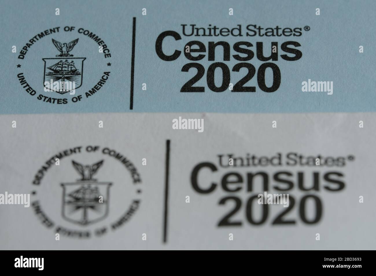 Portland, USA. 06th Apr, 2020. Mail containing information on the 2020 Census from the United States Census Bureau pictured in Portland, Ore., on April 6, 2020. (Photo by Alex Milan Tracy/Sipa USA) Credit: Sipa USA/Alamy Live News Stock Photo