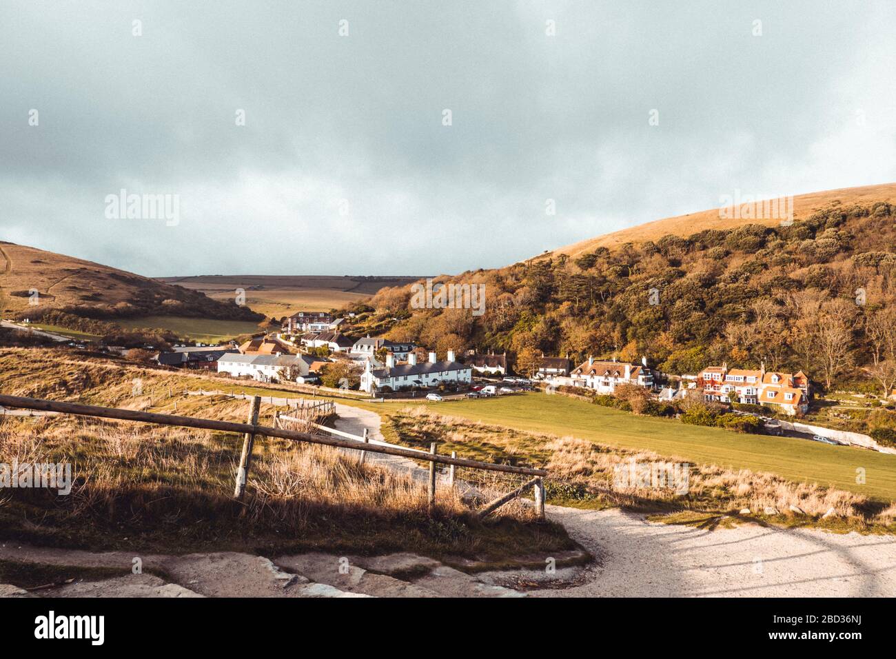 Lulworth Cove - United Kingdom (autumn 2019) Stock Photo