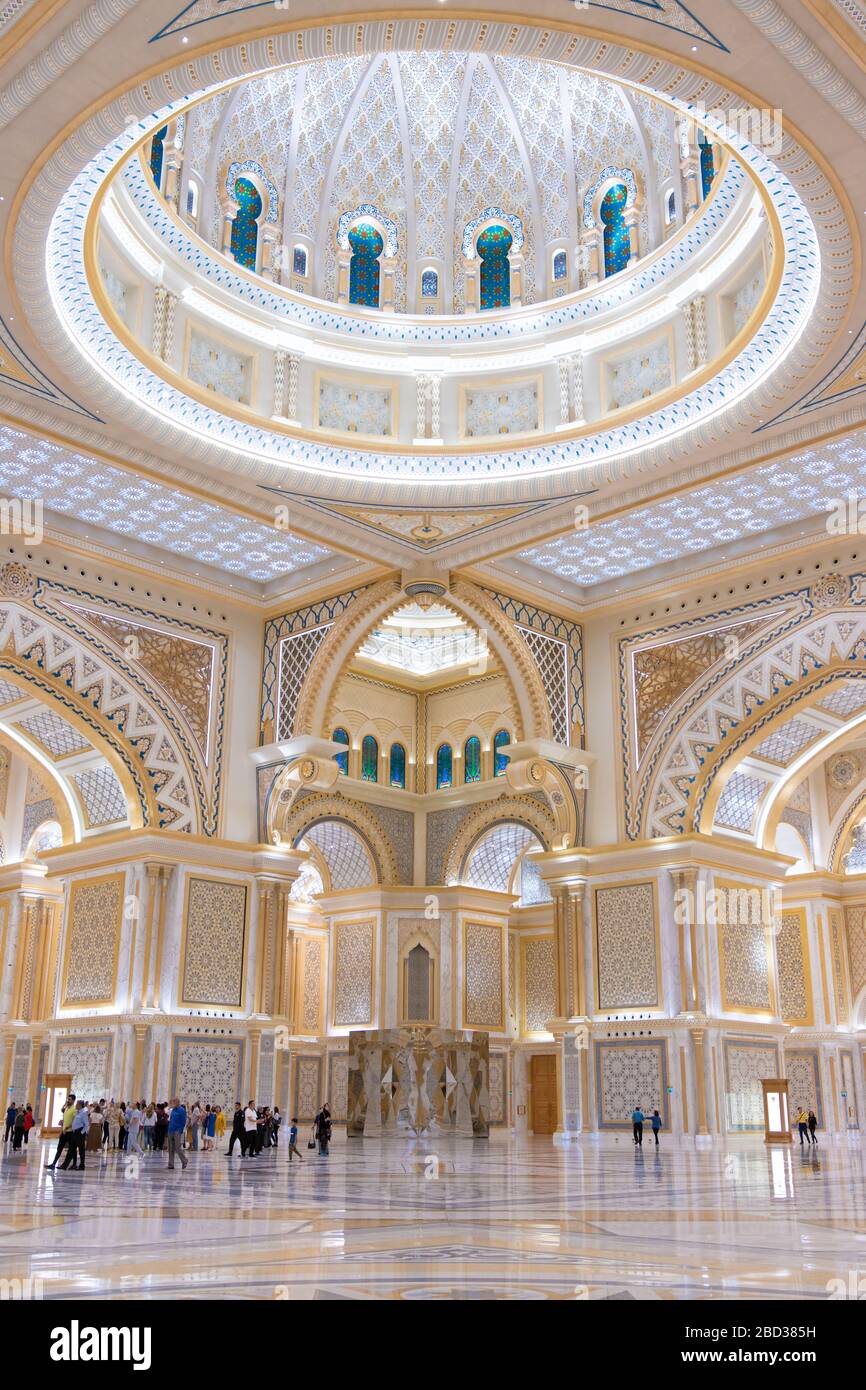 Abu Dhabi, UAE December 15, 2019 Presidential Palace, Palace of Qasr