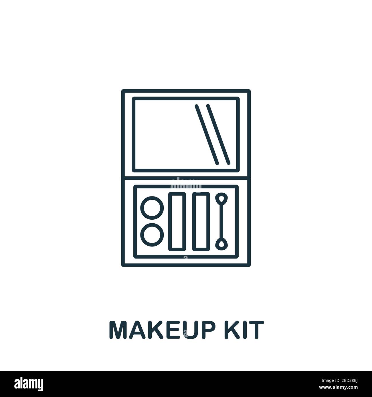 Makeup Kit icon from makeup and beauty collection. Simple line element ...