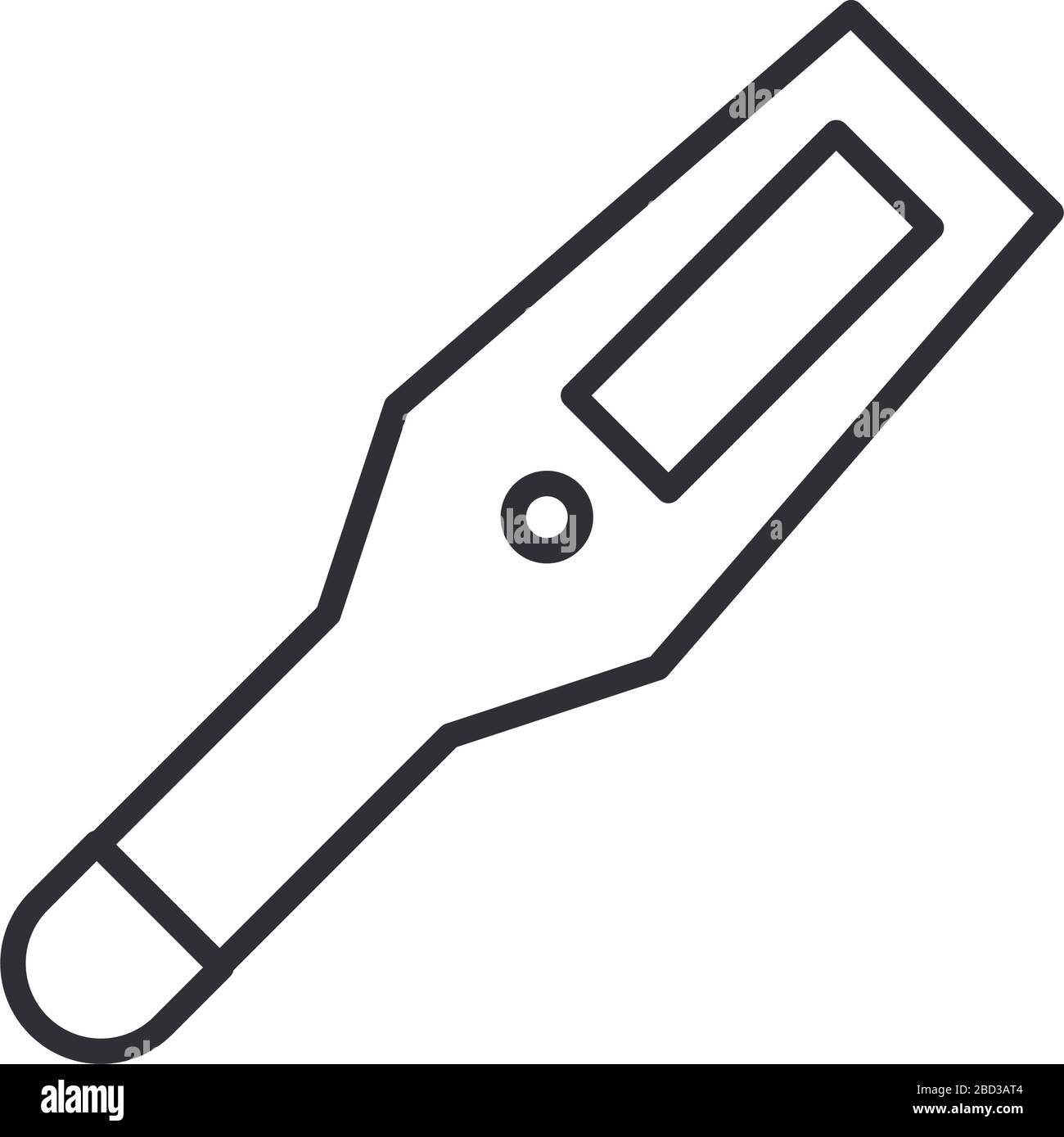 thermometer temperature measure line style Stock Vector Image & Art - Alamy